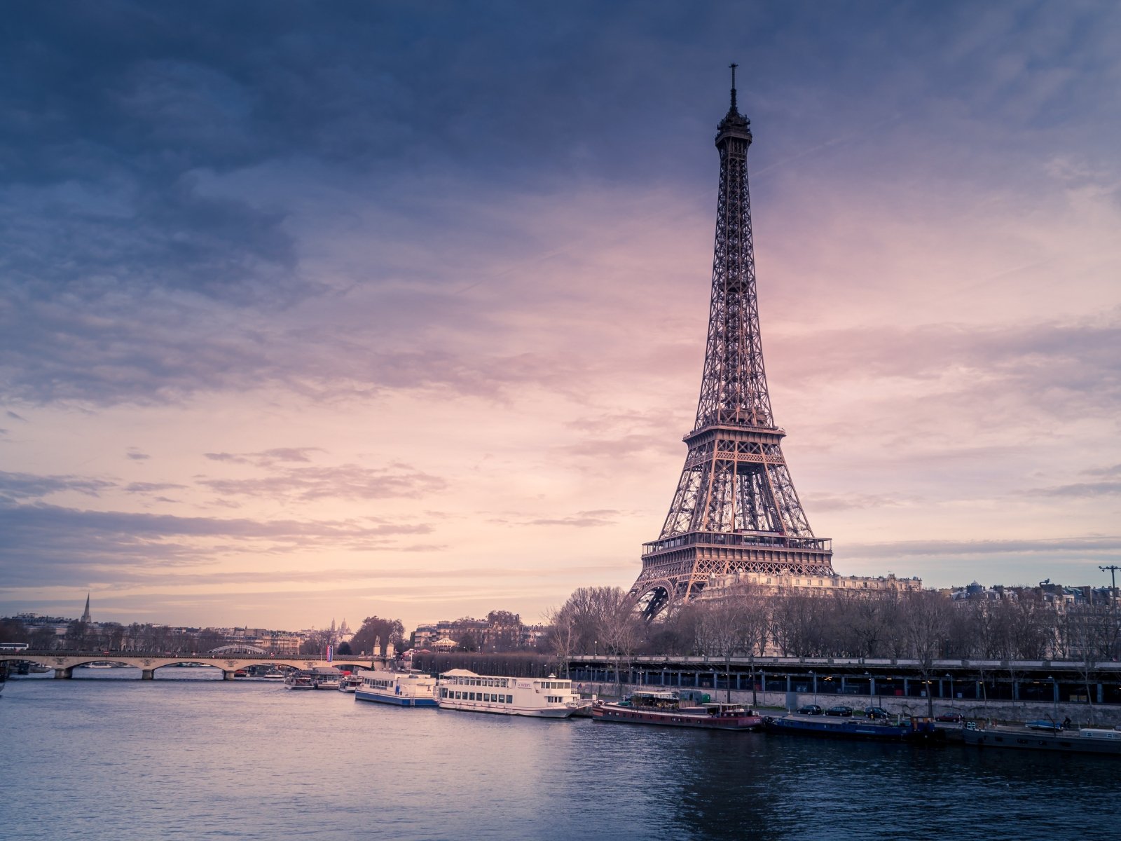 Sunset Eiffel Tower